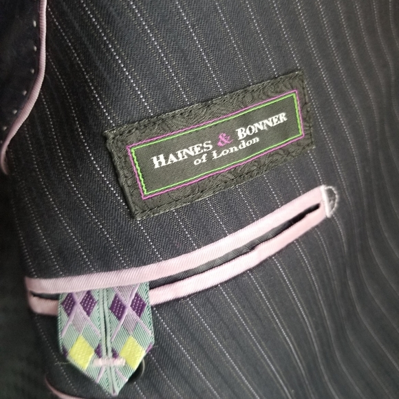 CUSTOM MENS SIZE XL SUIT SET - BLAZER & PA… - Picture 5 of 10